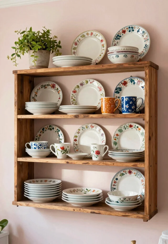 18 Cute Kitchen Decor Ideas That Add Personality 6 18 Cute Kitchen Decor Ideas That Add Personality - 6. Vintage-Inspired Dishware 1
