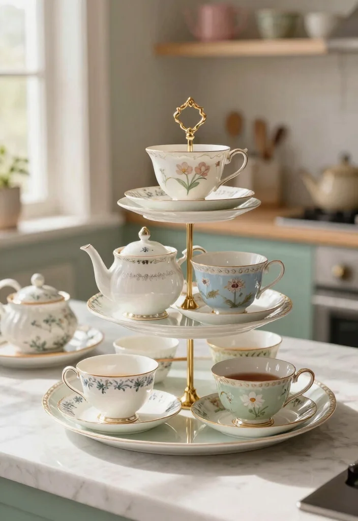 18 Cute Kitchen Decor Ideas That Add Personality 9 18 Cute Kitchen Decor Ideas That Add Personality - 9. Adorable Teatime Setup 1