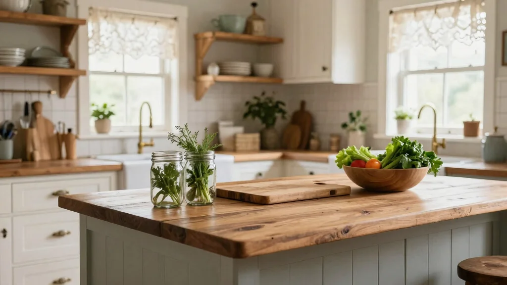 18 Farmhouse Kitchen Countertops Ideas With Rustic Beauty