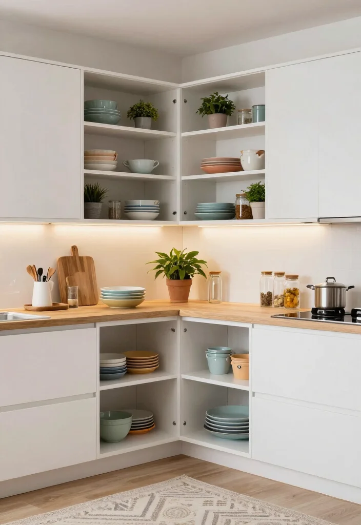 18 Kitchen Corner Cabinet 2026 Trending Ideas That Use Every Inch - 1. Open Shelving Dreams 1