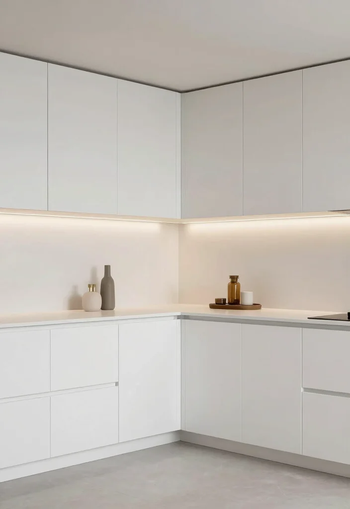 18 Kitchen Corner Cabinet 2026 Trending Ideas That Use Every Inch - 14. Minimalist Corner Cabinets 1