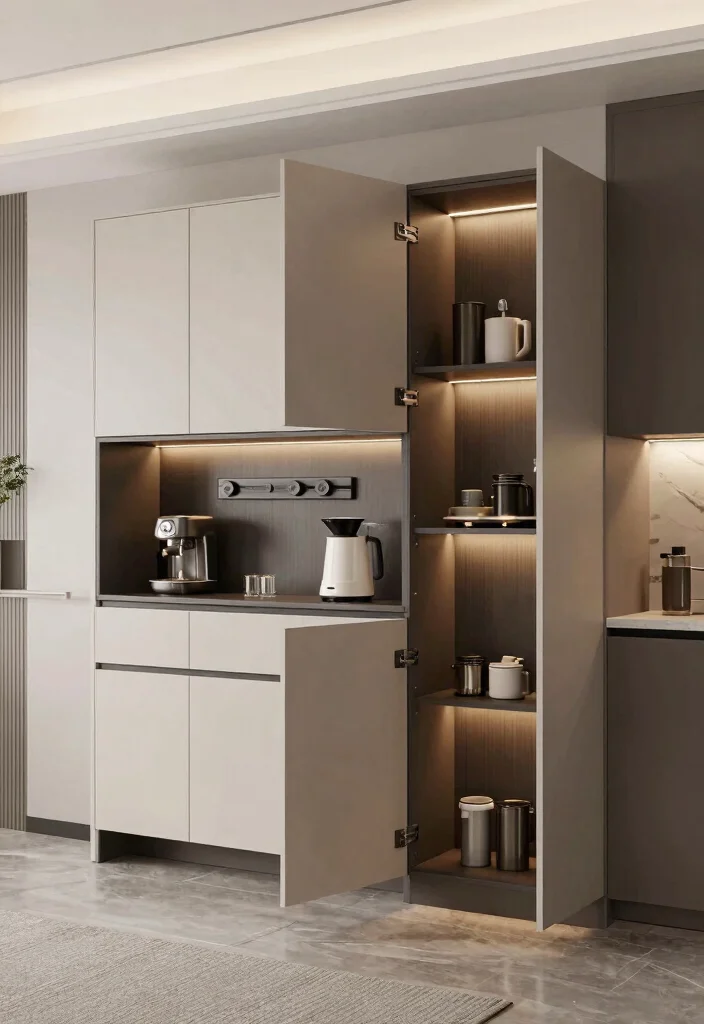 18 Kitchen Corner Cabinet 2026 Trending Ideas That Use Every Inch - 18. Multifunctional Corner Cabinets 1