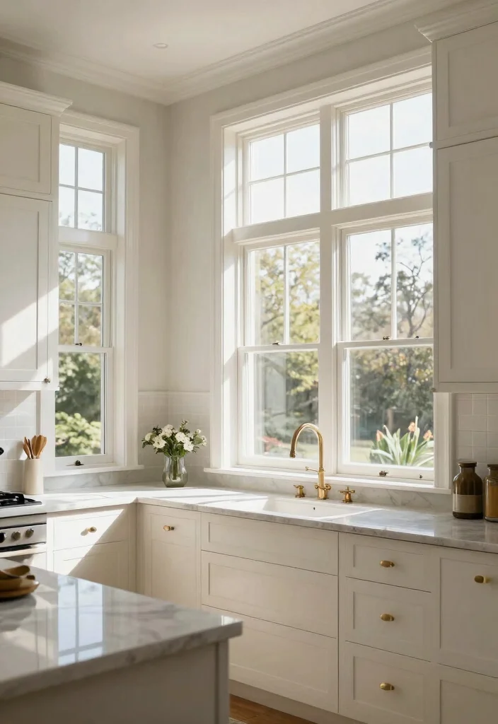 18 Kitchen Ideas With Windows That Brighten the Space 16 18 Kitchen Ideas With Windows That Brighten the Space - 16. Optimal Window Placement for Light 1