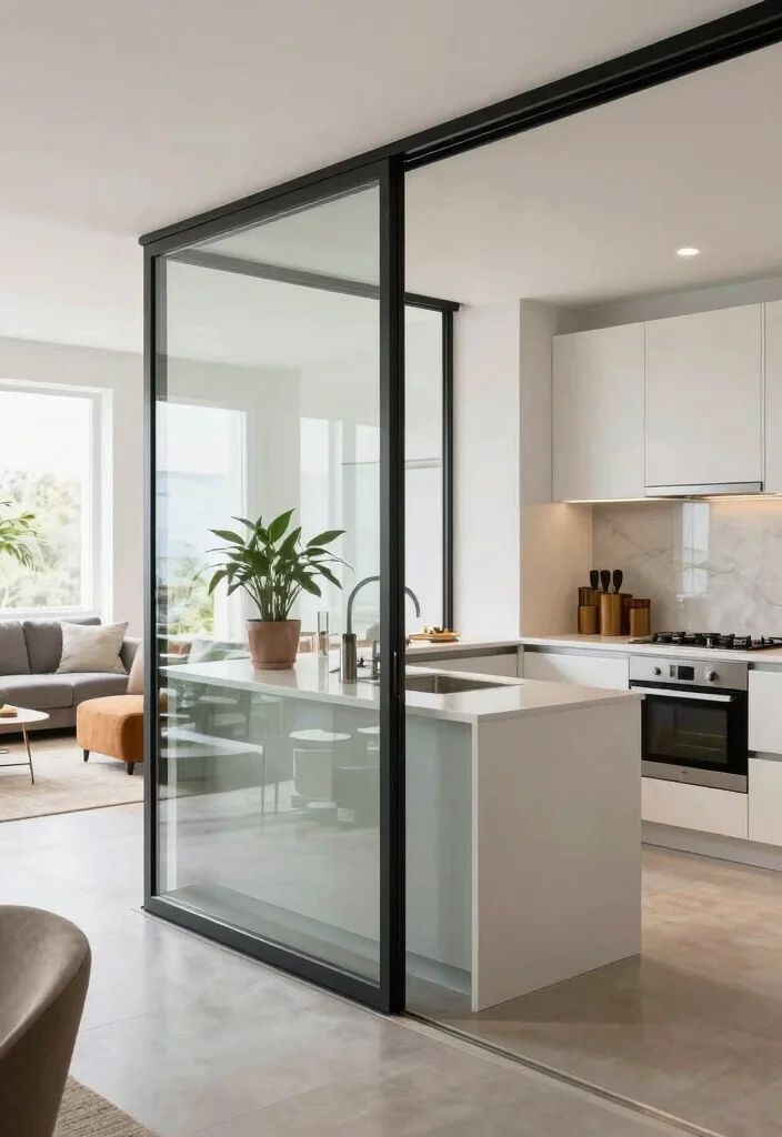 18 Kitchen Ideas With Windows That Brighten the Space 4 18 Kitchen Ideas With Windows That Brighten the Space - 4. Glass Walls for Open Concept Spaces 1