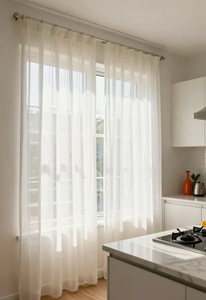 18 Kitchen Ideas With Windows That Brighten the Space 6 18 Kitchen Ideas With Windows That Brighten the Space - 6. Window Treatments that Enhance Light 1