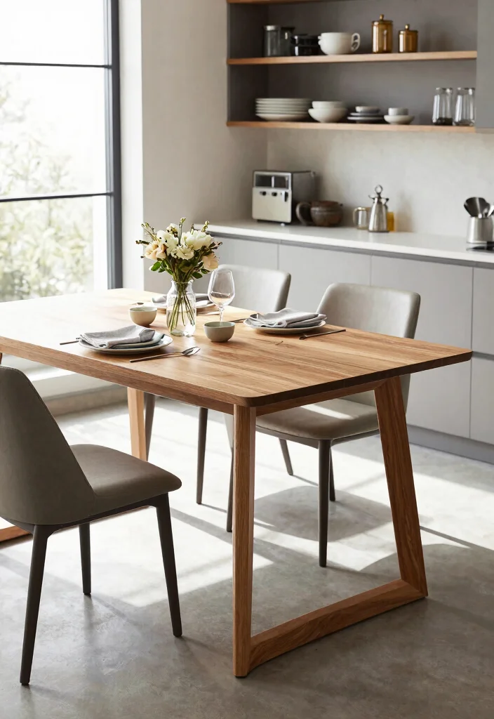 18 Kitchen Table With Storage Ideas That Save Space - 1. Extendable Dining Table 1