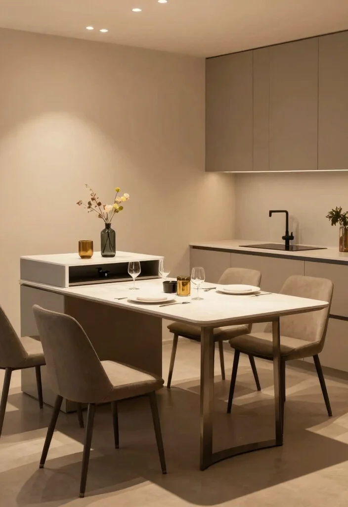 18 Kitchen Table With Storage Ideas That Save Space - 14. Modular Table Units 1