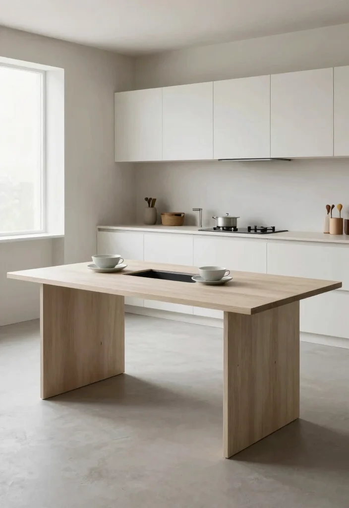 18 Kitchen Table With Storage Ideas That Save Space - 18. Minimalist Table with Hidden Compartments 1