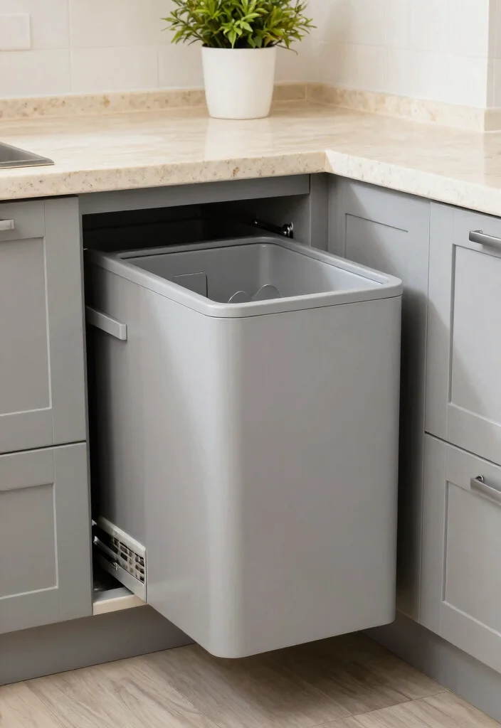 18 Kitchen Trash Can Cabinet Ideas That Hide Clutter 1 18 Kitchen Trash Can Cabinet Ideas That Hide Clutter - 1. Pull-Out Trash Can Drawers 1