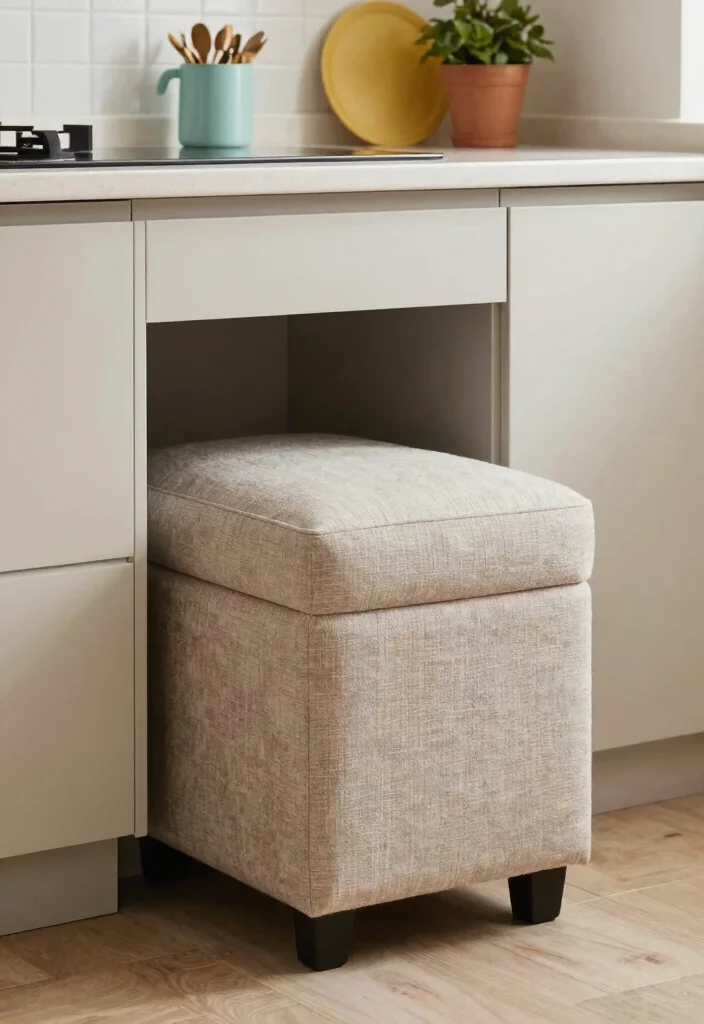 18 Kitchen Trash Can Cabinet Ideas That Hide Clutter 9 18 Kitchen Trash Can Cabinet Ideas That Hide Clutter - 9. Multi-Functional Furniture 1