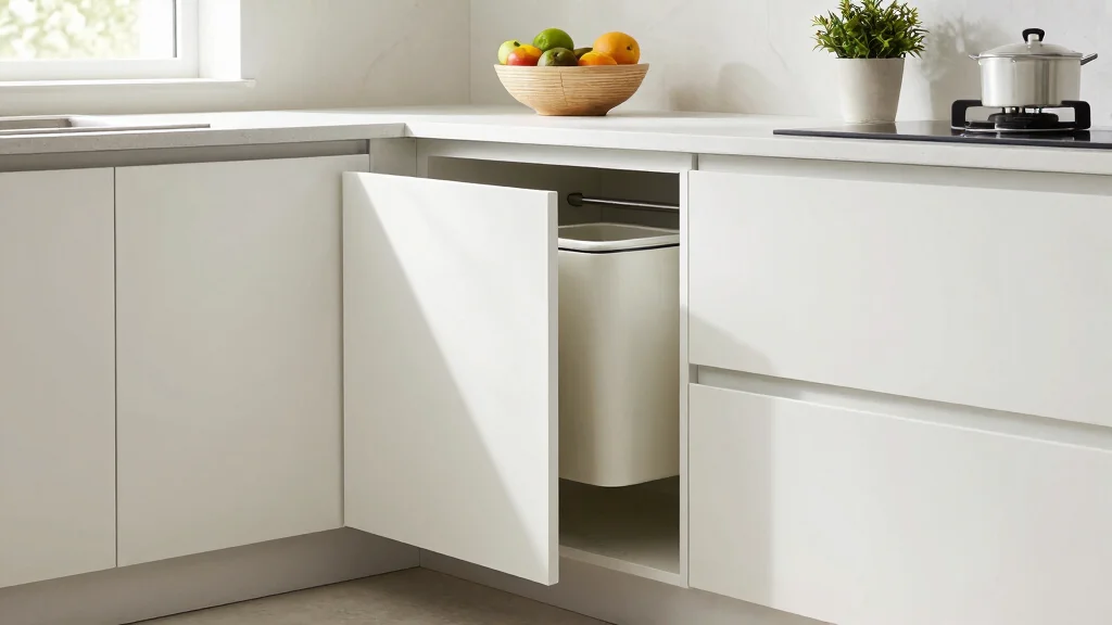 18 Kitchen Trash Can Cabinet Ideas That Hide Clutter