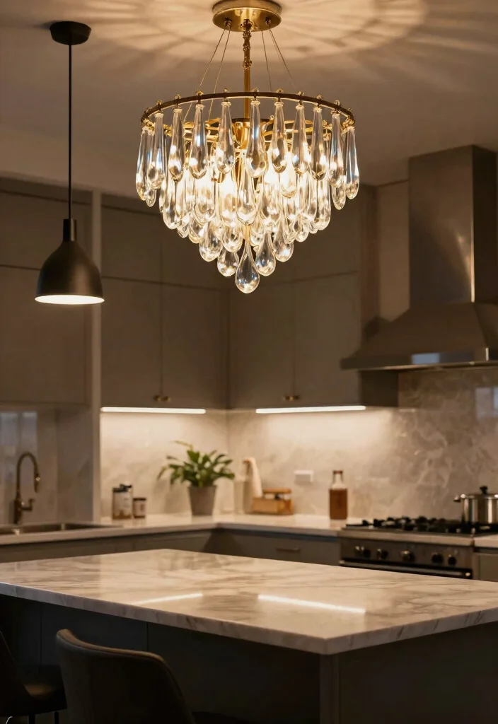 18 Luxury Kitchen Decor Ideas That Feel Designer Inspired 12 18 Luxury Kitchen Decor Ideas That Feel Designer Inspired - 12. Artistic Lighting Fixtures 1