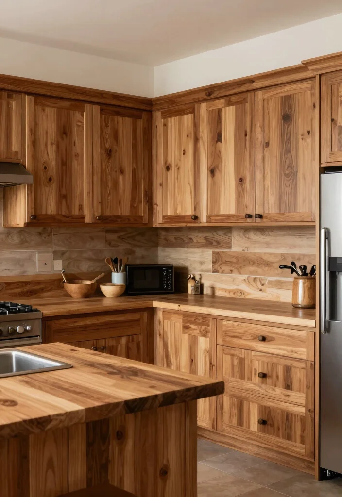 18 Modern Cherry Cabinets Kitchen Ideas With Rich Tone - 18. Sustainable Cherry Wood Designs 1