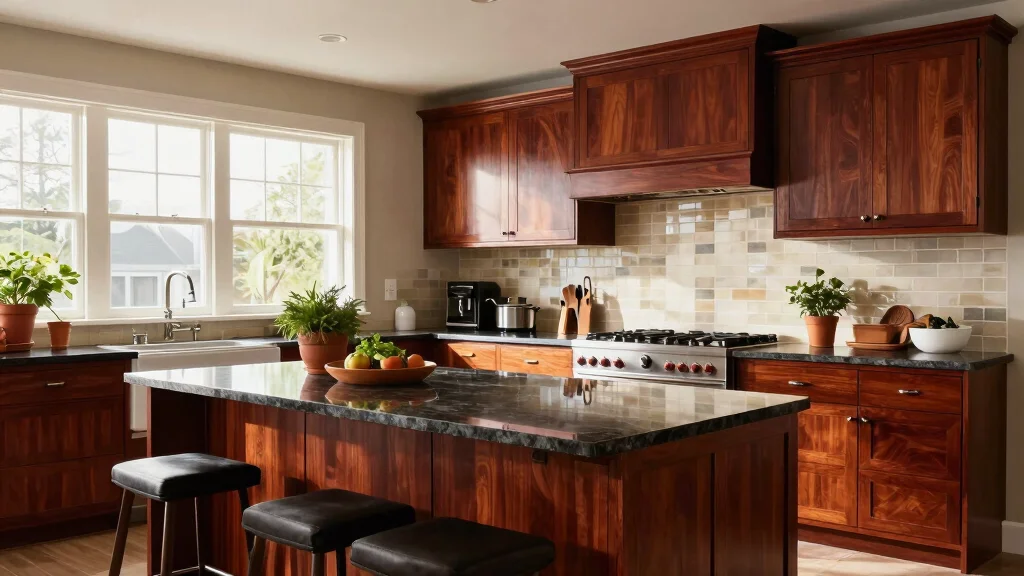 18 Modern Cherry Cabinets Kitchen Ideas With Rich Tone