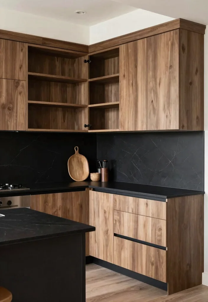 18 White Kitchen With Black Countertops Ideas With Striking Contrast - 18. Custom Designs 1