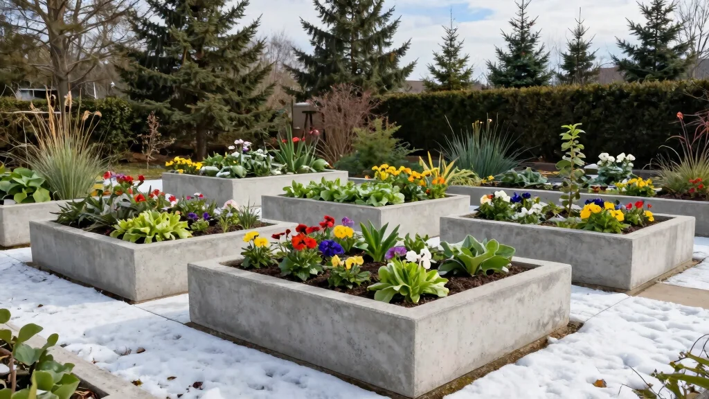 12 Concrete Garden Beds That Don't Crack After One Winter