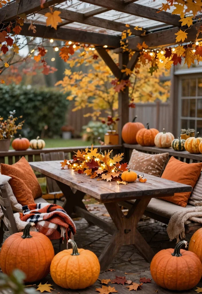 12 Covered Patio Decorating Ideas That Feel Like an Extra Room - 10. Seasonal Decor Switch-Up 1