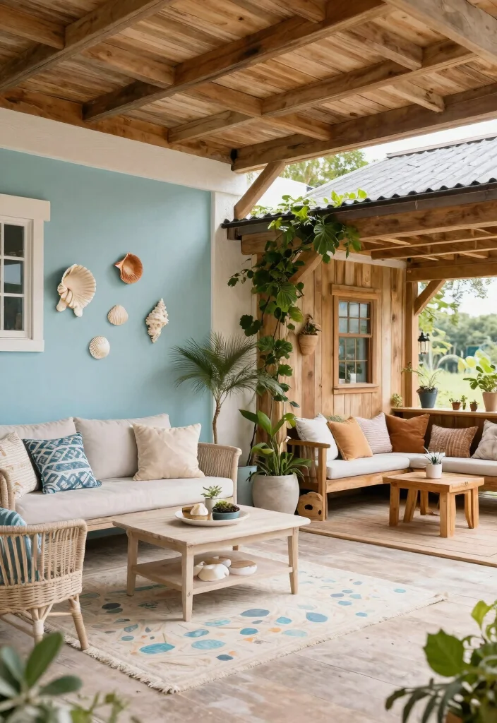 12 Covered Patio Decorating Ideas That Feel Like an Extra Room - 12. Themed Decor Spaces 1