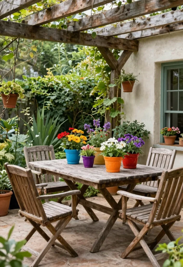 12 Covered Patio Decorating Ideas That Feel Like an Extra Room - 2. Garden Furniture Integration 1