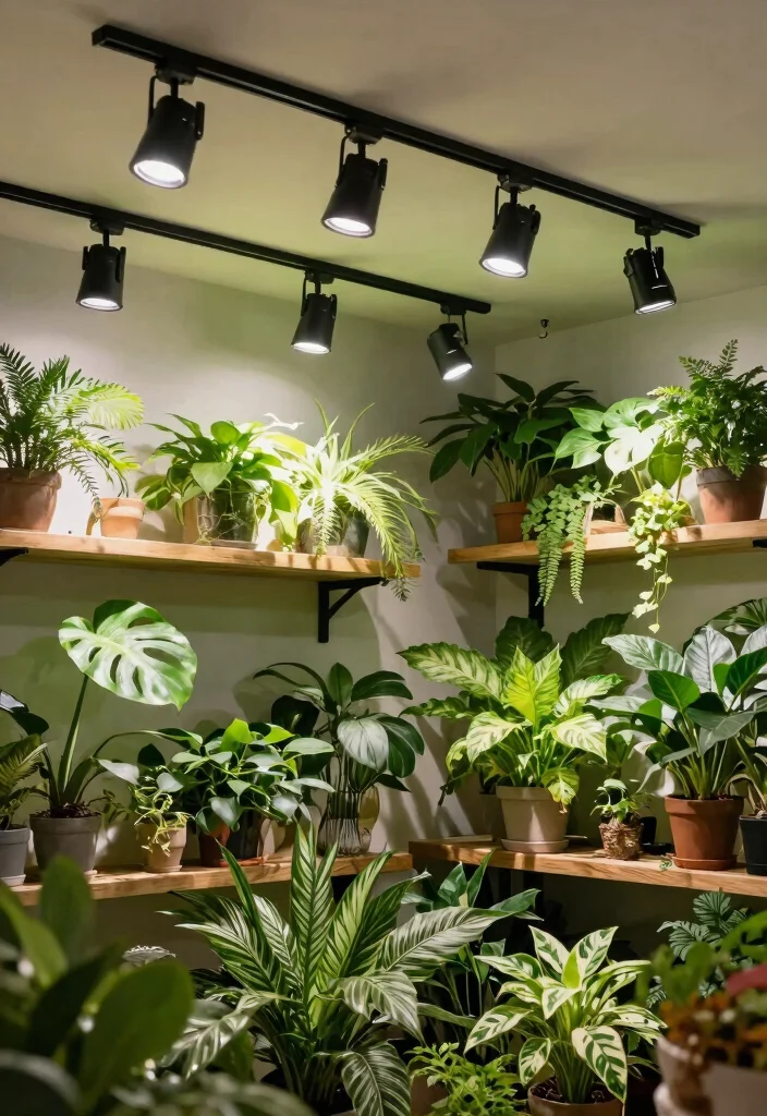 12 Low Ceiling Lighting Ideas That Brighten Without Making the Room Feel Shorter - 9. Decorative Spotlight Tracks 1