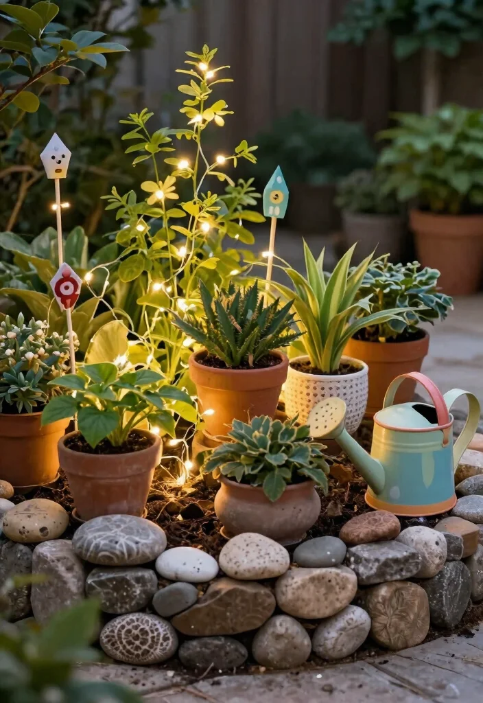 12 Outdoor Container Gardening Ideas for Renters and Small Spaces 10 12 Outdoor Container Gardening Ideas for Renters and Small Spaces - 10. Incorporating Garden Accessories 1