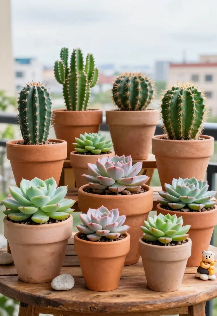 12 Outdoor Container Gardening Ideas for Renters and Small Spaces 2 12 Outdoor Container Gardening Ideas for Renters and Small Spaces - 2. Succulent and Cactus Arrangements 1