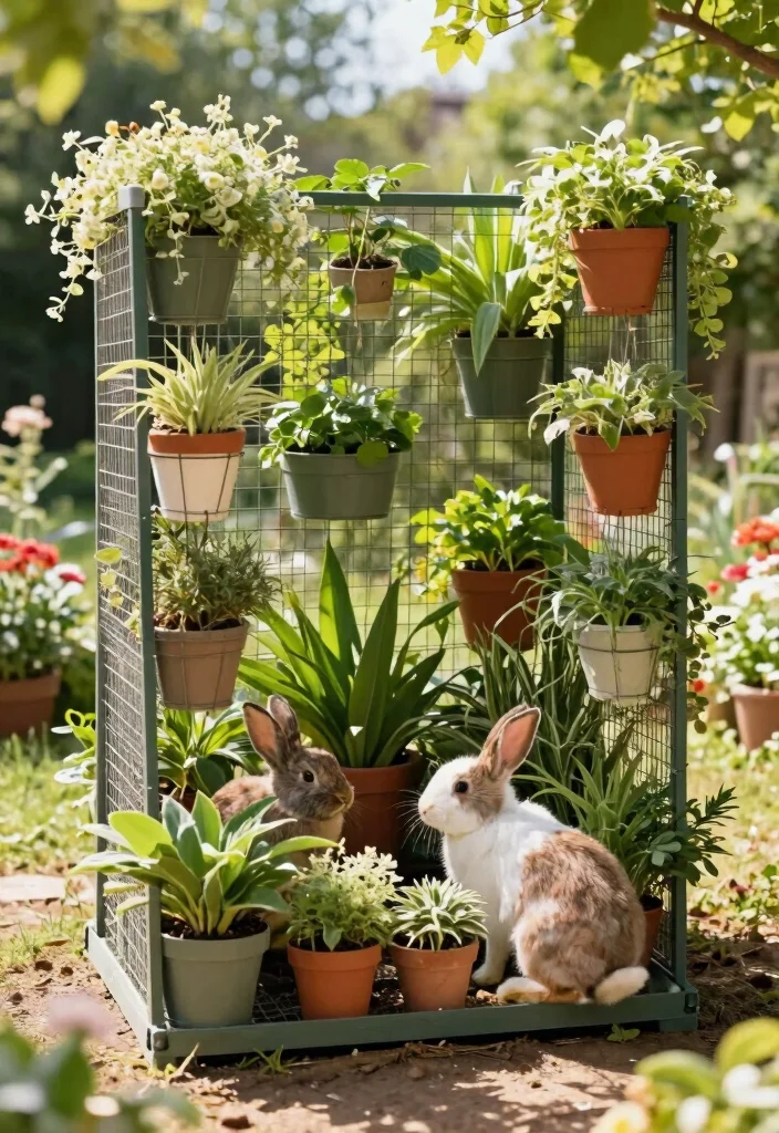 12 Outdoor Rabbit Enclosure Ideas That Keep Predators Out - 10. Vertical Garden Space 1
