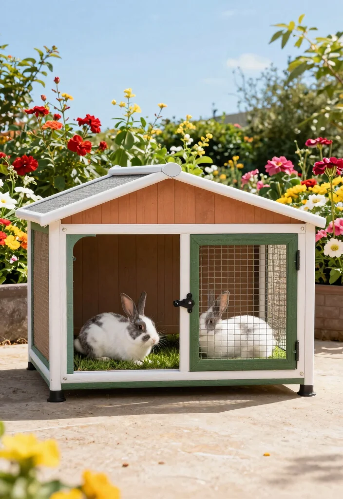 12 Outdoor Rabbit Enclosure Ideas That Keep Predators Out - 5. Portable Rabbit Run 1