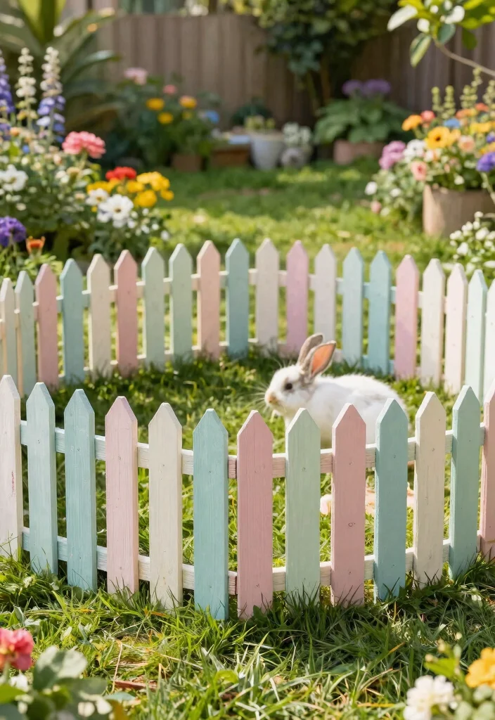 12 Outdoor Rabbit Enclosure Ideas That Keep Predators Out - 9. DIY Picket Fence Enclosure 1