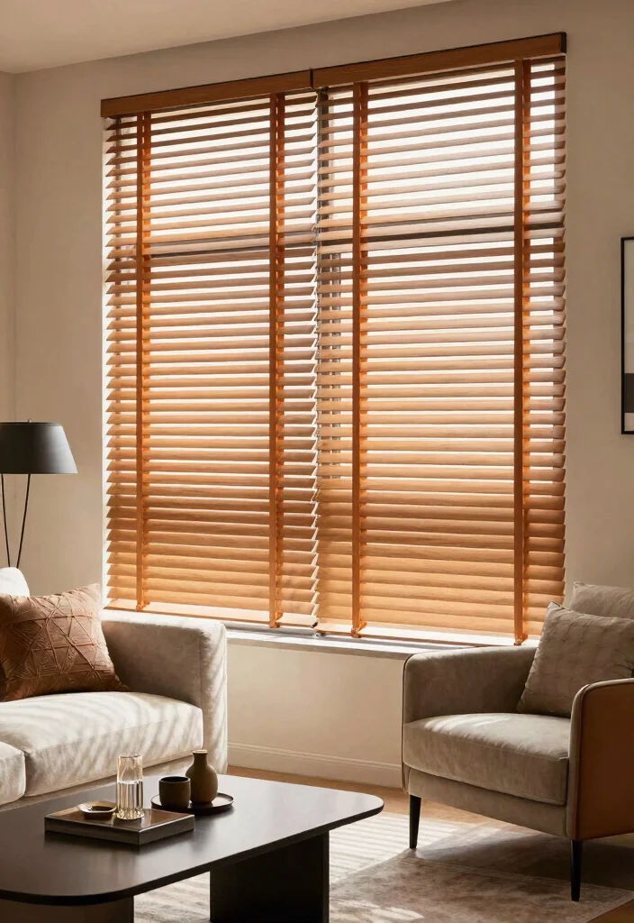 12 Patio Door Window Treatments That Block Heat Without Blocking Light - 11. Adjustable Slat Blinds 1