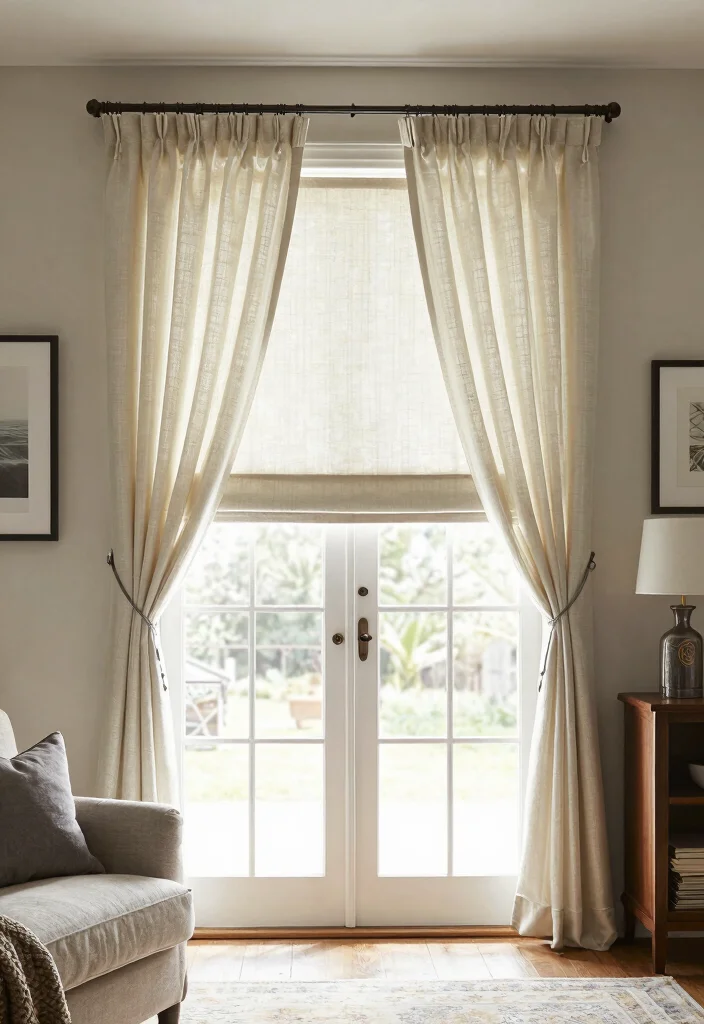 12 Patio Door Window Treatments That Block Heat Without Blocking Light - 12. Custom Window Treatments 1
