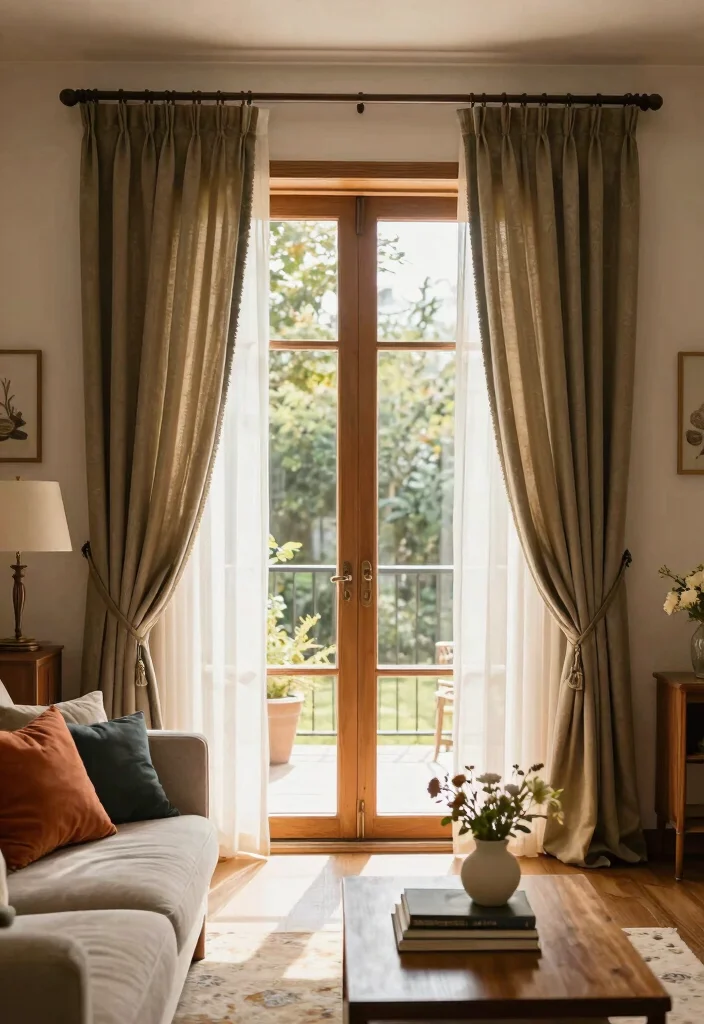12 Patio Door Window Treatments That Block Heat Without Blocking Light - 4. Thermal Insulated Curtains 1
