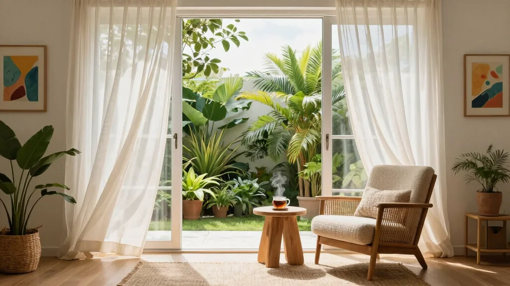 12 Patio Door Window Treatments That Block Heat Without Blocking Light