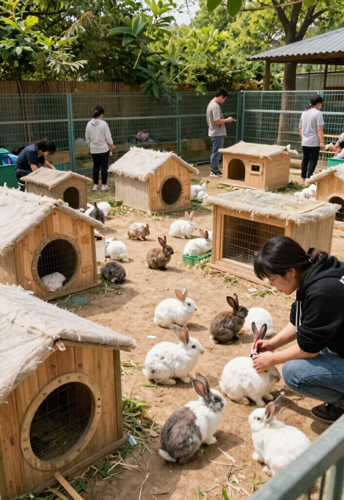 12 Rabbit House Outdoor Ideas That Stay Warm and Predator-Proof - 12. Community Rabbit Sanctuaries 1