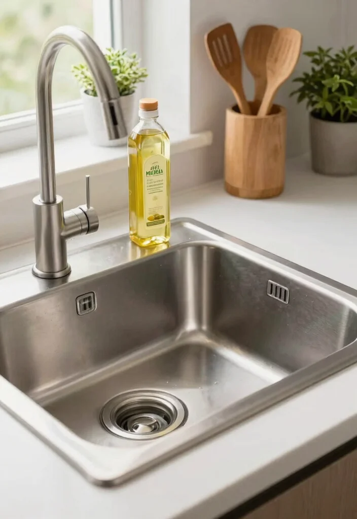 12 Stainless Steel Farmhouse Sink Ideas That Hide Water Spots - 2. Regularly Apply Mineral Oil 1