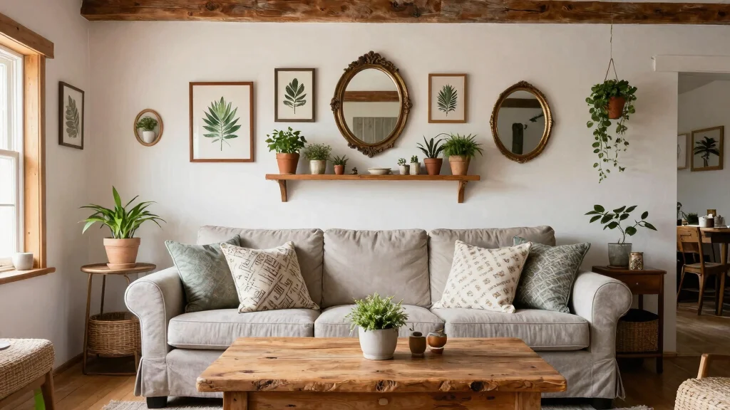 14 Farmhouse Above Couch Wall Decor Ideas That Fill Blank Space