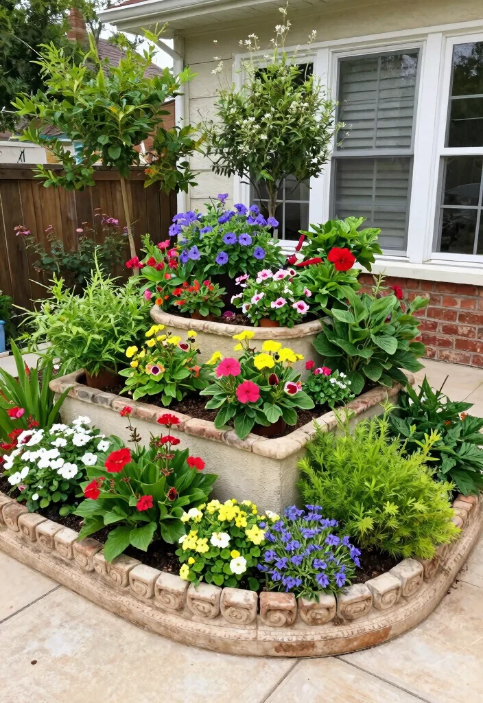 14 Front Patio Decorating Ideas That Make a Small Entry Feel Welcoming - 11. Create a Small Garden 1