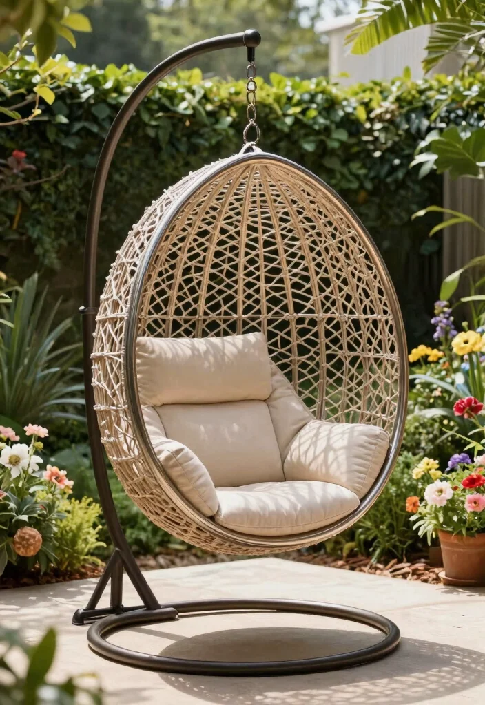 14 Hanging Chair Outdoor Ideas That Support Real Adult Weight - 9. Exclusive Designer Hanging Chair 1