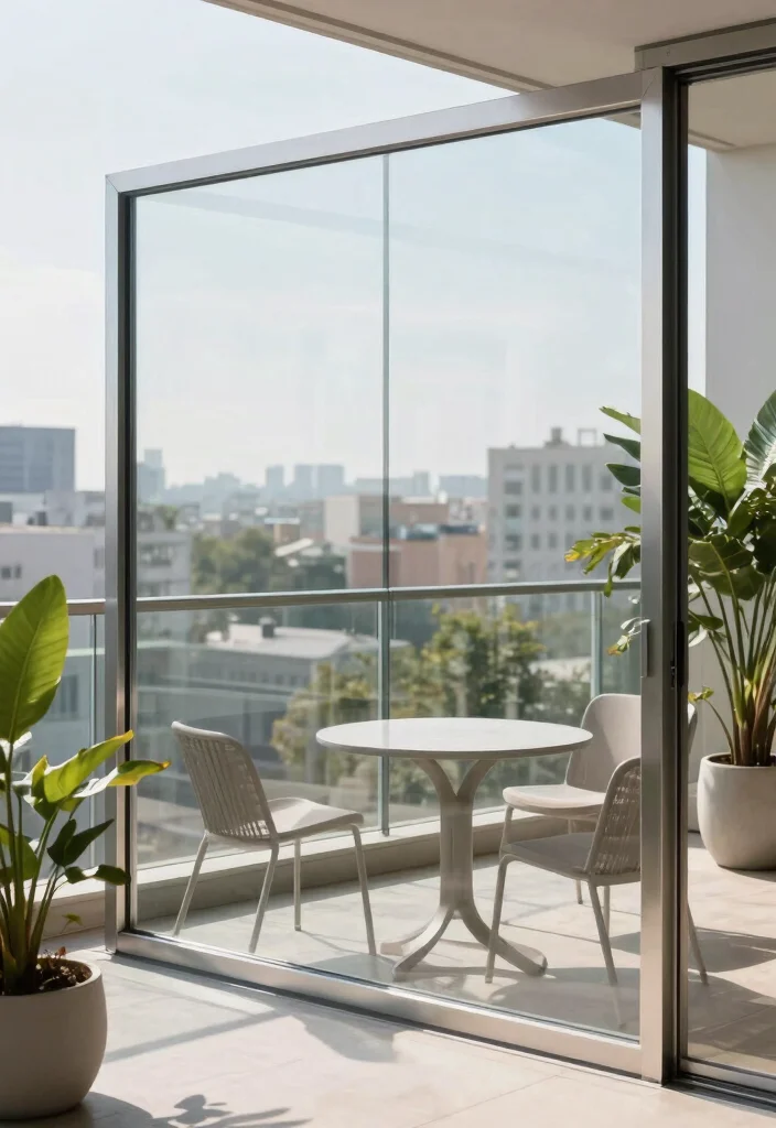 14 Invisible Grills for Balcony That Keep Kids Safe Without Blocking Views - 2. Glass Panels 1