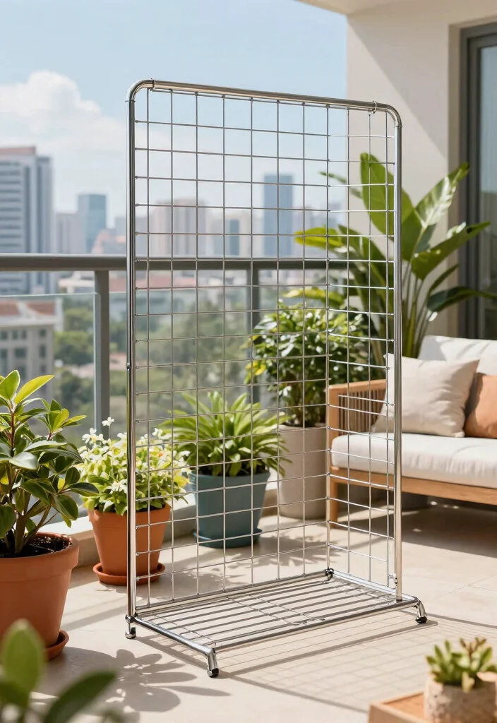 14 Invisible Grills for Balcony That Keep Kids Safe Without Blocking Views - 3. Stainless Steel Wire Grills 1