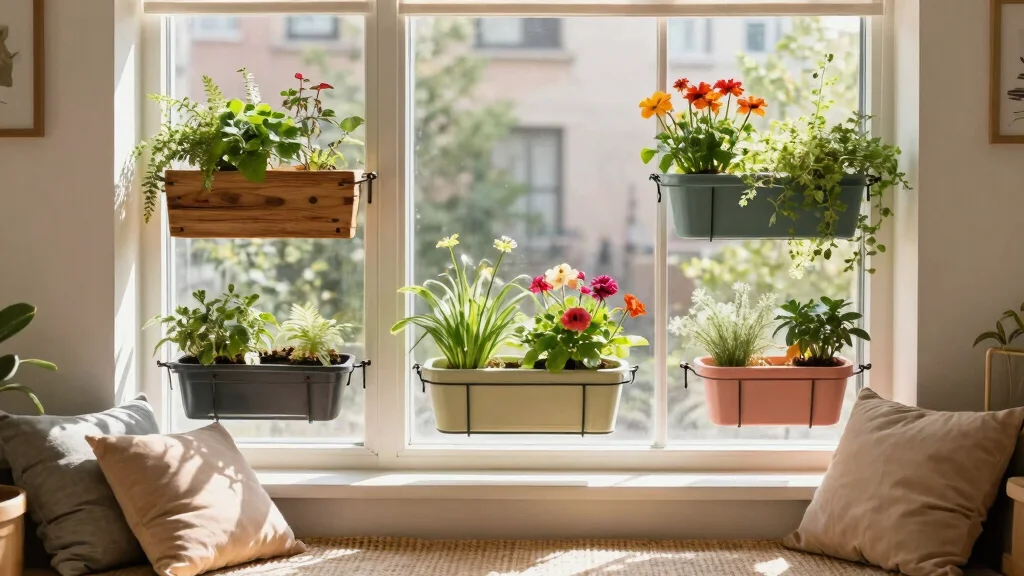 14 Window Planter Box Ideas That Mount Securely Without Drilling