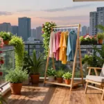 15 Balcony Cloth Drying Ideas That Don't Block Your View