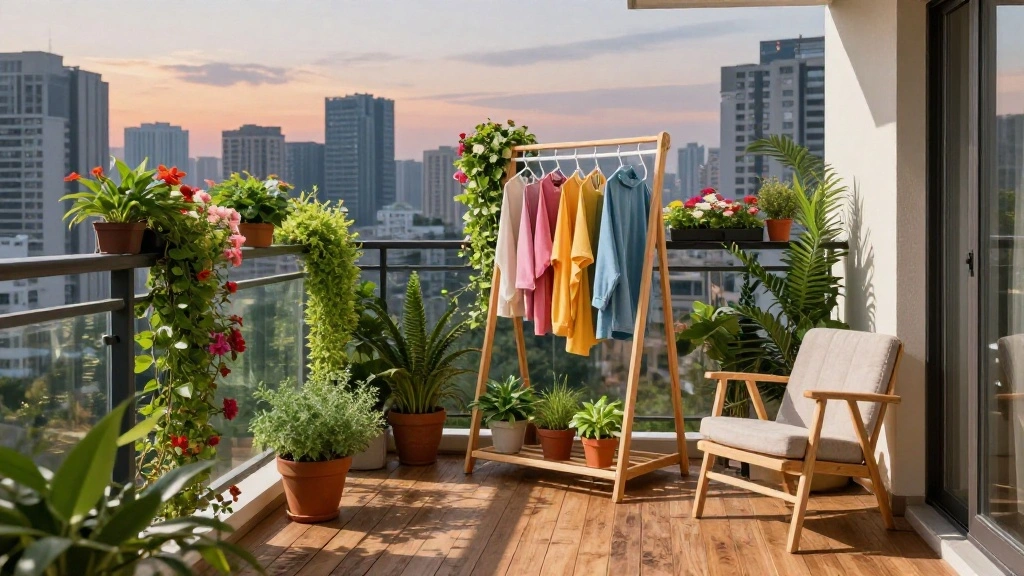 15 Balcony Cloth Drying Ideas That Don't Block Your View