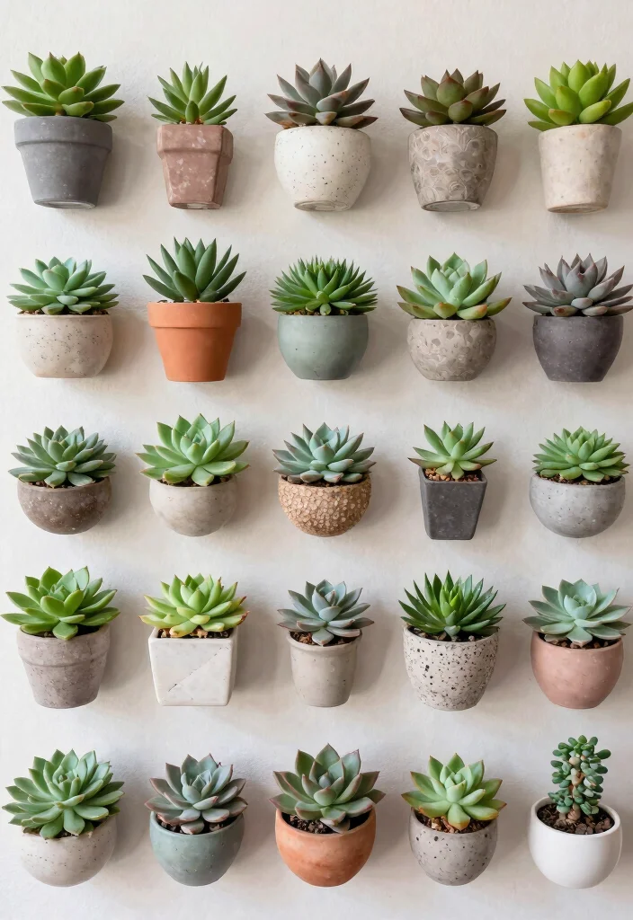 15 Cheap Planter Ideas That Actually Look Expensive - 15. Stylish Succulent Wall Planters 1