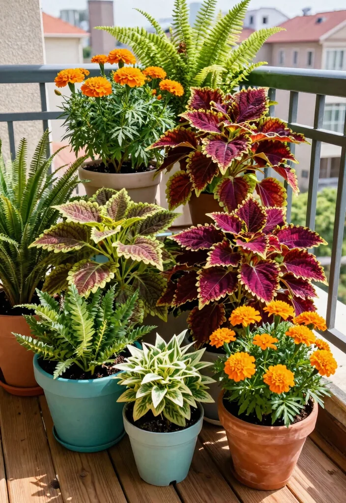 15 Coleus Planter Ideas That Thrive in Full Sun and Shade - 1. Mixed Container Gardens 1