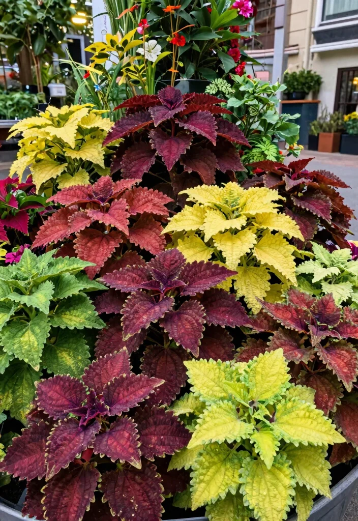 15 Coleus Planter Ideas That Thrive in Full Sun and Shade - 15. Seasonal Rotations 1