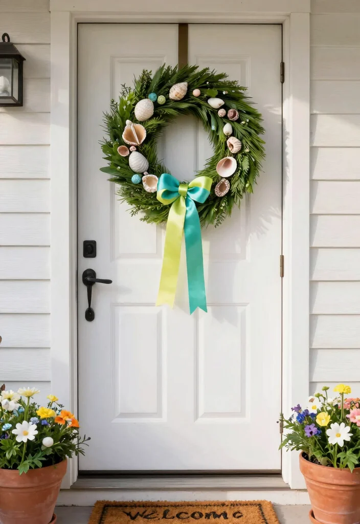 15 Easter Decorations Outdoor Ideas That Survive Spring Rain - 5. Weatherproof Wreaths 1