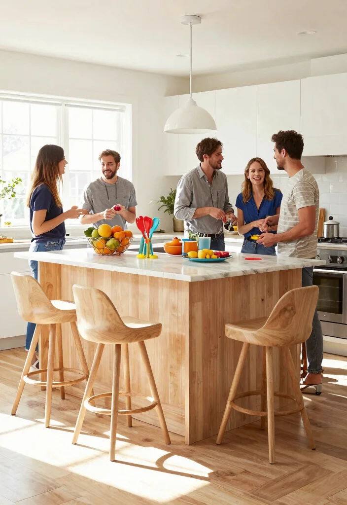 15 Farmhouse Bar Stools That Fit Under Standard Counters - 10. Swivel Bar Stools for Easy Movement 1