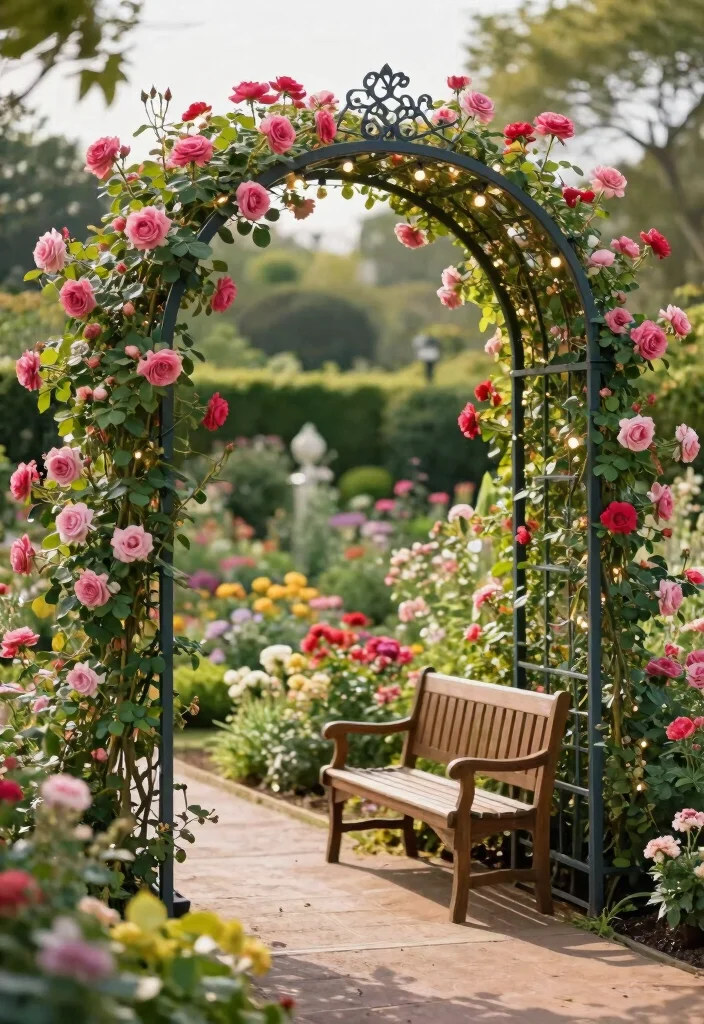 15 Metal Trellis Ideas That Don't Rust or Need Annual Painting - 4. Archway Trellises for Entryways 1