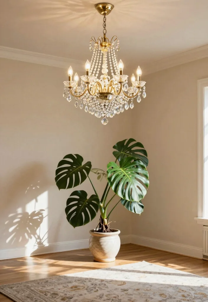 15 Modern Chandelier High Ceiling Ideas That Fill the Space - 2. Vintage-inspired Crystal Chandelier 1